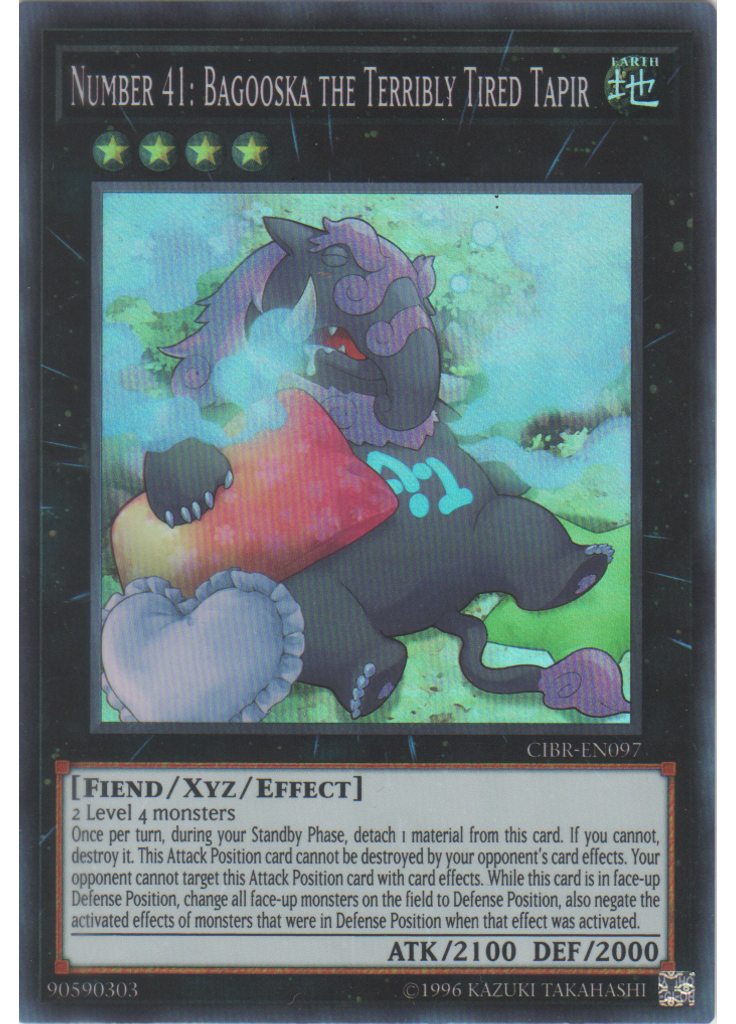 Number 41: Bagooska the Terribly Tired Tapir (Super Rare Unlimited)