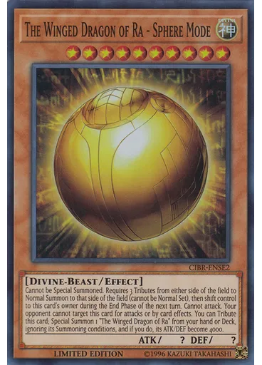 The Winged Dragon of Ra - Sphere Mode