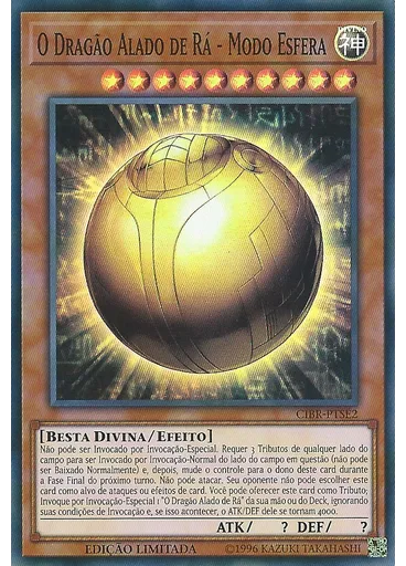 O Dragão Alado de Rá - Modo Esfera