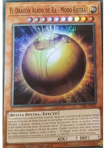 El Dragón Alado de Ra - Modo Esfera