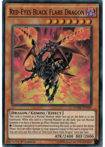 Red-Eyes Black Flare Dragon