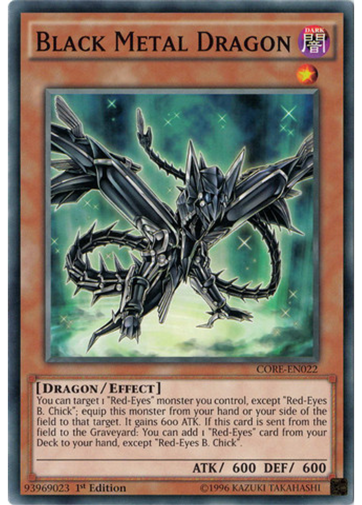 Black Metal Dragon