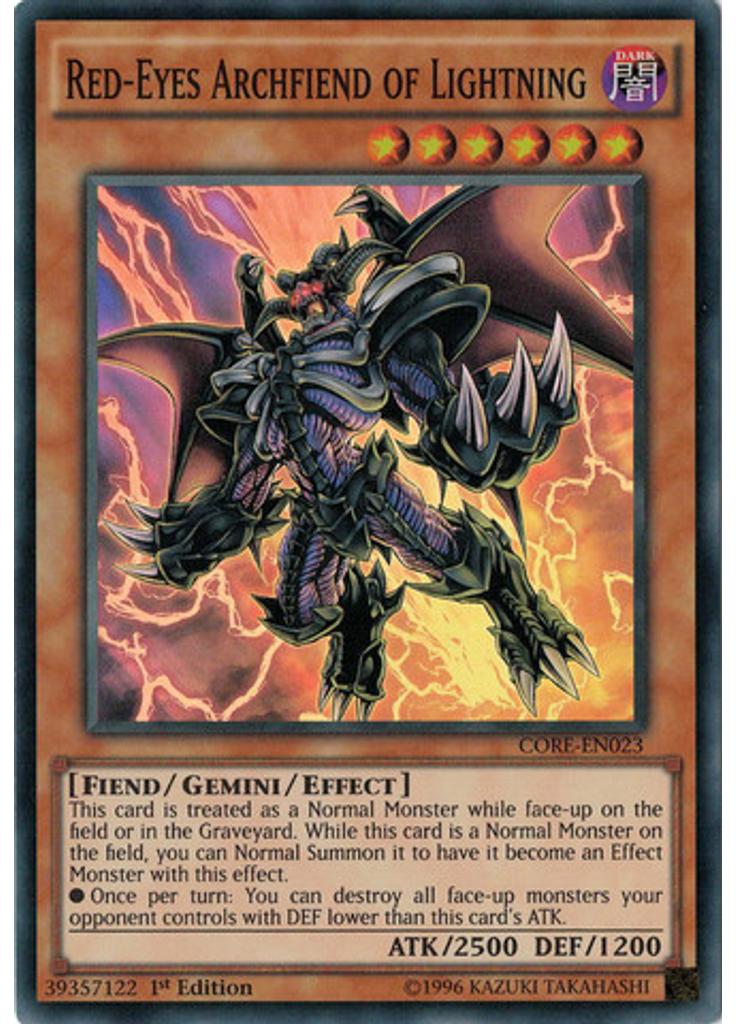 Red-Eyes Archfiend of Lightning