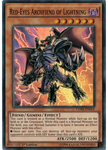 Red-Eyes Archfiend of Lightning