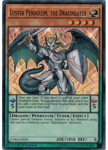 Luster Pendulum, the Dracoslayer