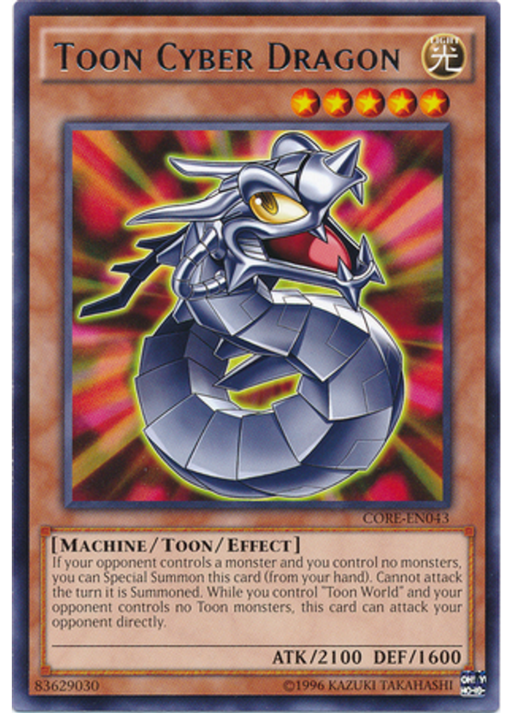 Toon Cyber Dragon (Rare Unlimited)