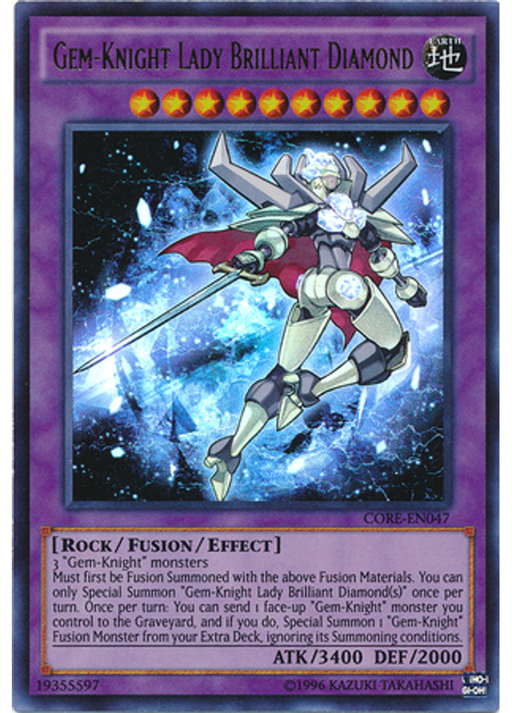 Gem-Knight Lady Brilliant Diamond (Ultra Rare Unlimited)