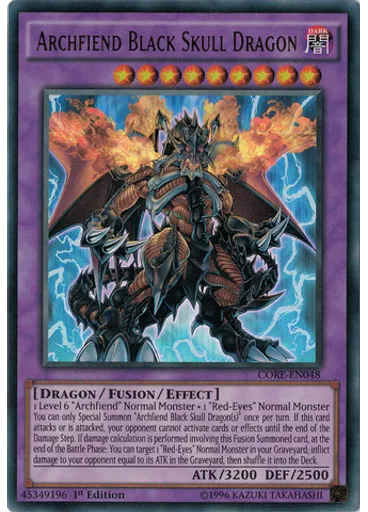 Archfiend Black Skull Dragon — Clash of Rebellions