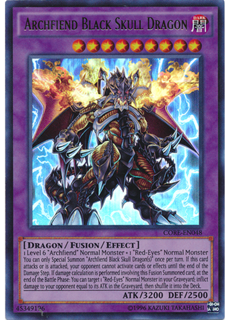 Archfiend Black Skull Dragon (Ultra Rare Unlimited)
