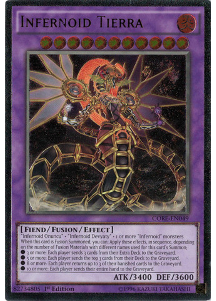 Infernoid Tierra (Ultimate Rare 1st Edition)