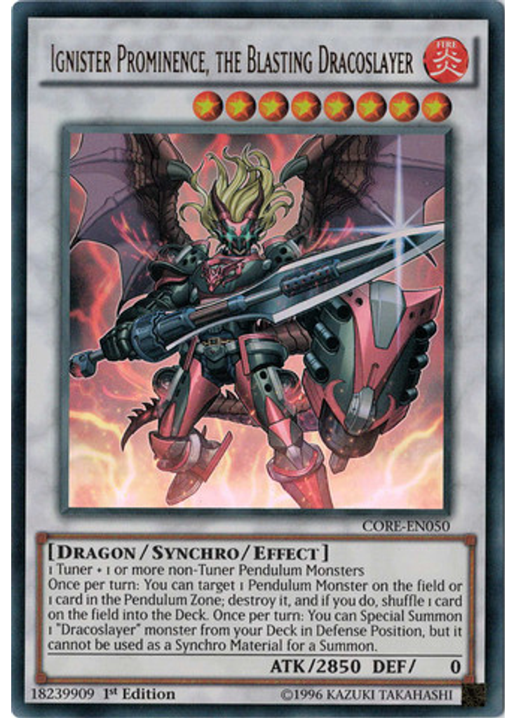 Ignister Prominence, the Blasting Dracoslayer