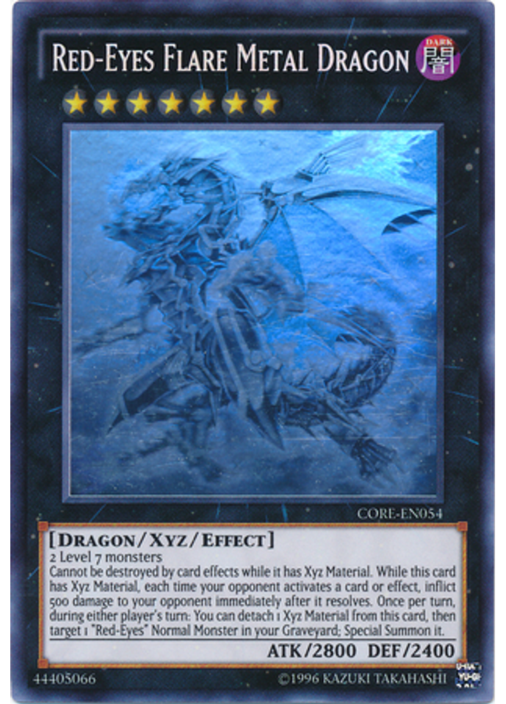 Red-Eyes Flare Metal Dragon (Ghost Rare Unlimited)