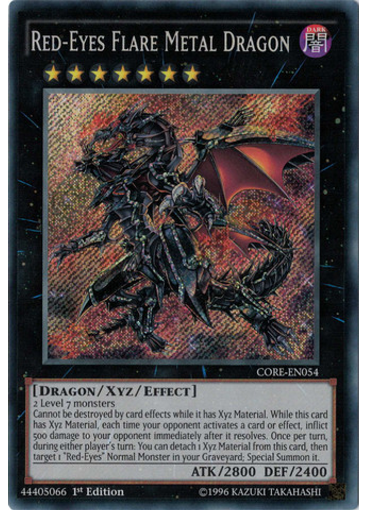 Red-Eyes Flare Metal Dragon (Secret Rare 1st Edition)