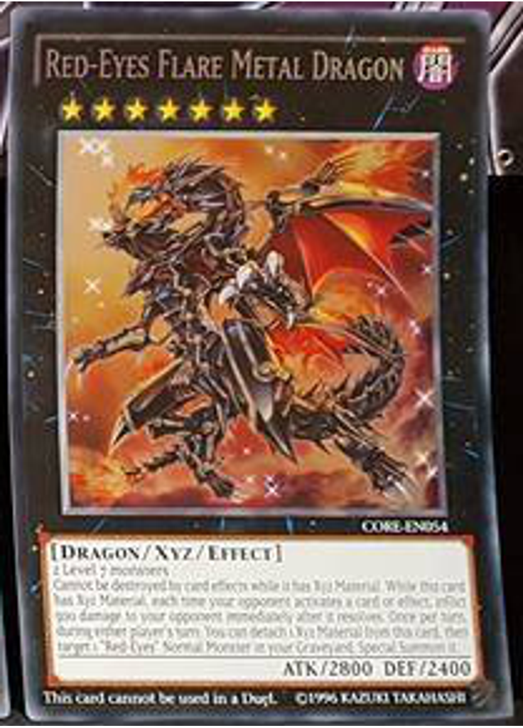 Red-Eyes Flare Metal Dragon (Secret Rare Unlimited Gc Lt)