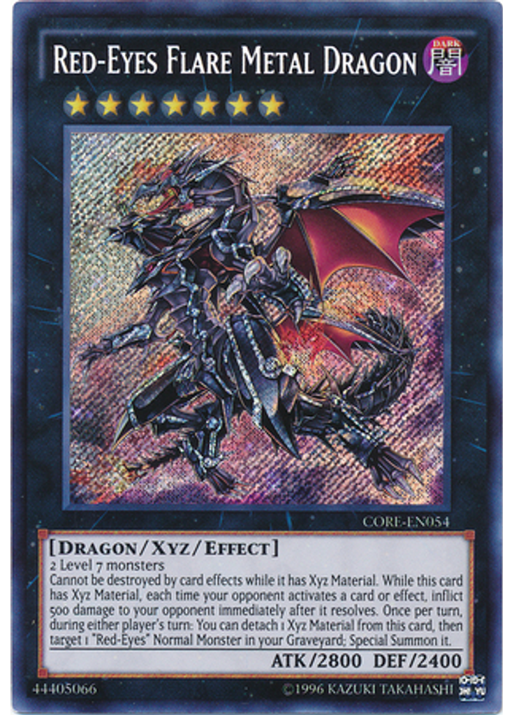 Red-Eyes Flare Metal Dragon (Secret Rare Unlimited)