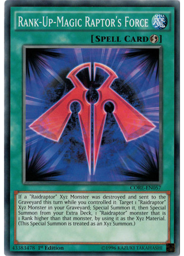Rank-Up-Magic Raptor's Force