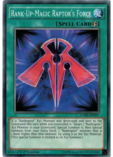 Rank-Up-Magic Raptor's Force