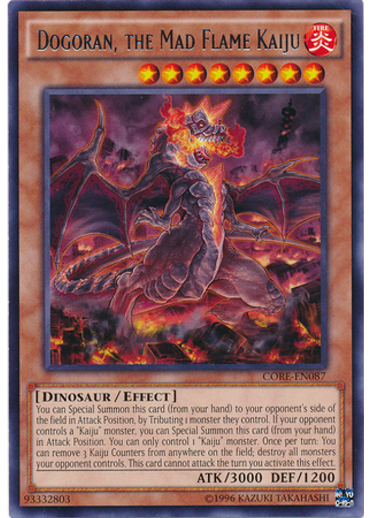 Dogoran, the Mad Flame Kaiju (Rare Unlimited)