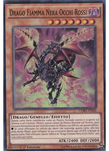Drago Fiamma Nera Occhi Rossi