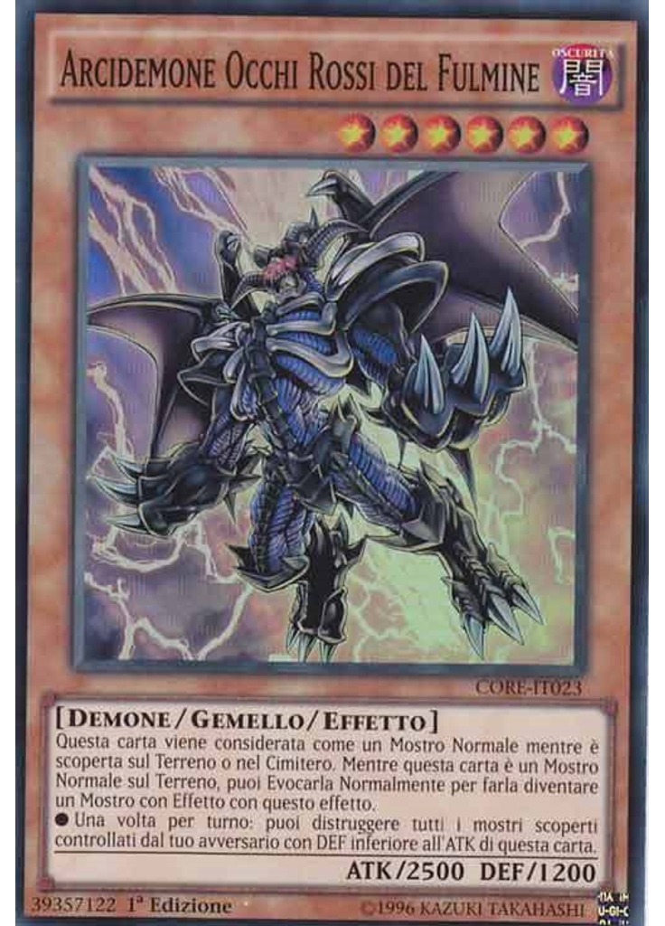 Arcidemone Occhi Rossi del Fulmine