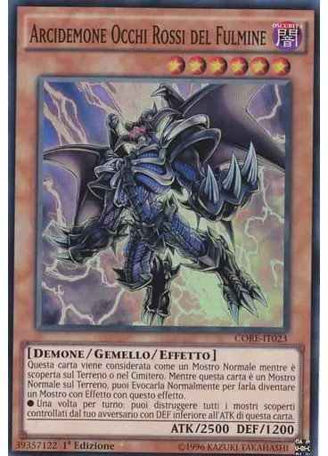 Arcidemone Occhi Rossi del Fulmine