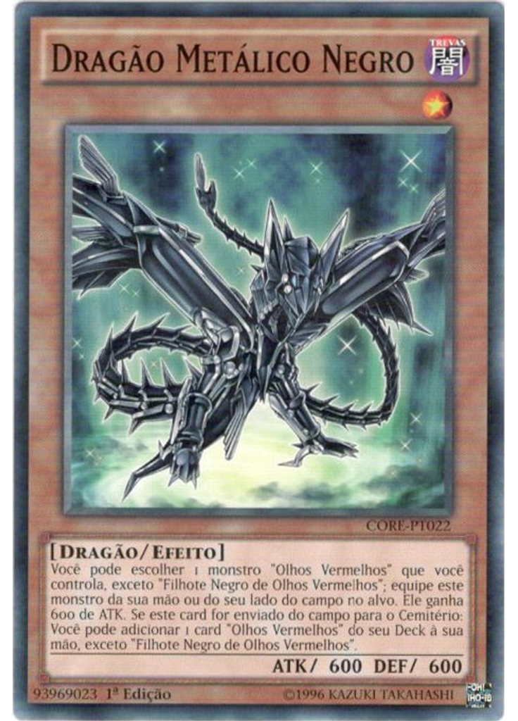 Dragão Metálico Negro