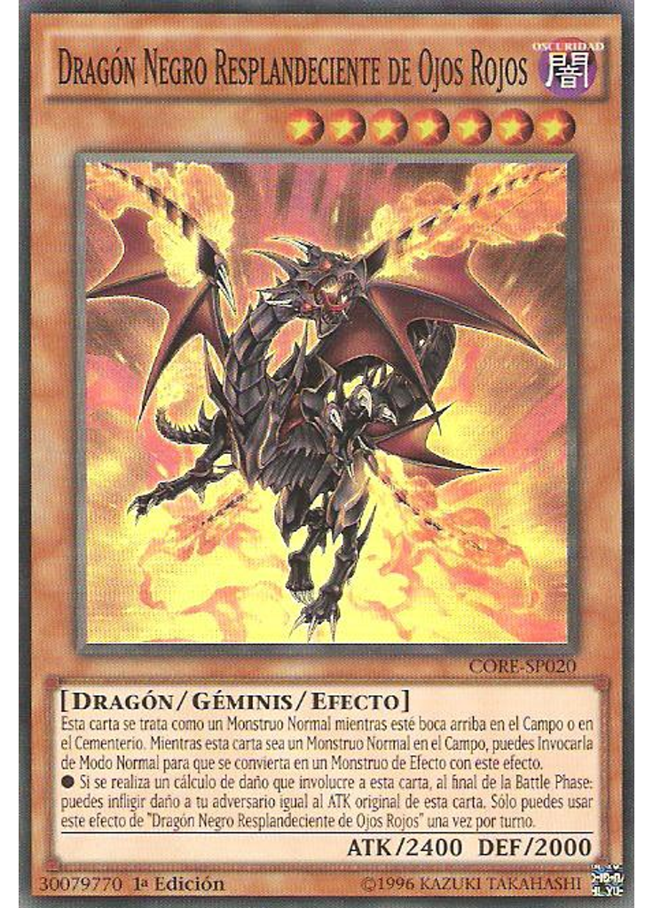 Dragón Negro Resplandeciente de Ojos Rojos