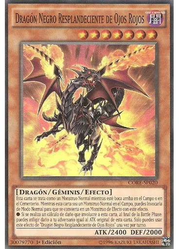 Dragón Negro Resplandeciente de Ojos Rojos