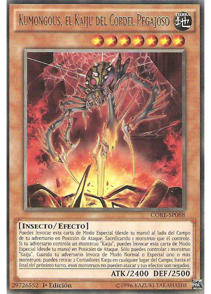 Kumongous, el Kaiju del Cordel Pegajoso