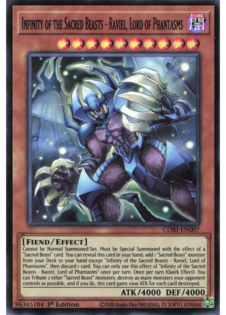 Infinity of the Sacred Beasts - Raviel, Lord of Phantasms