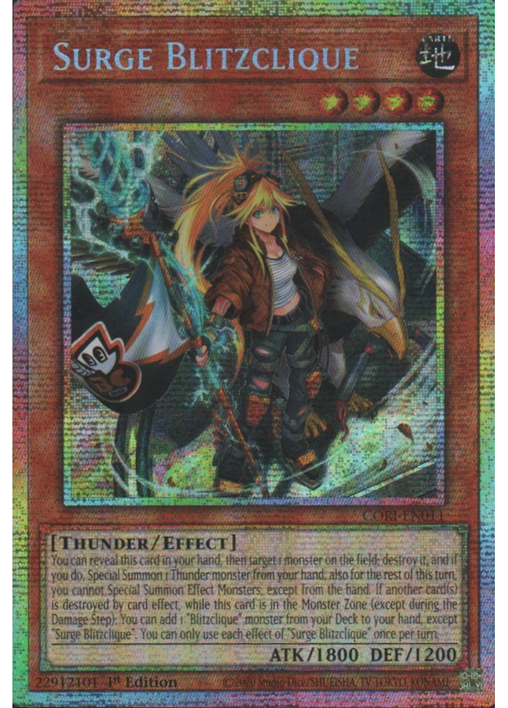 Surge Blitzclique (Starlight Rare 1st Edition)