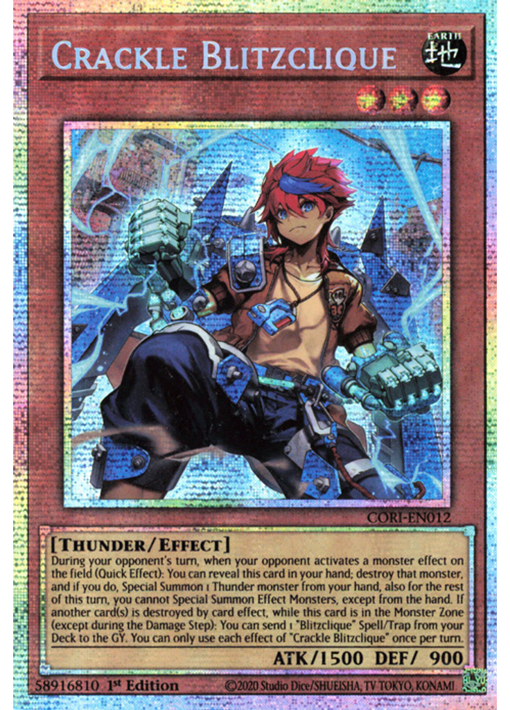 Crackle Blitzclique (Starlight Rare 1st Edition)