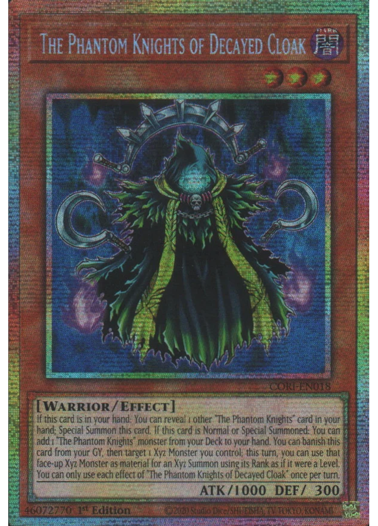 The Phantom Knights of Decayed Cloak (Starlight Rare 1st Edition)