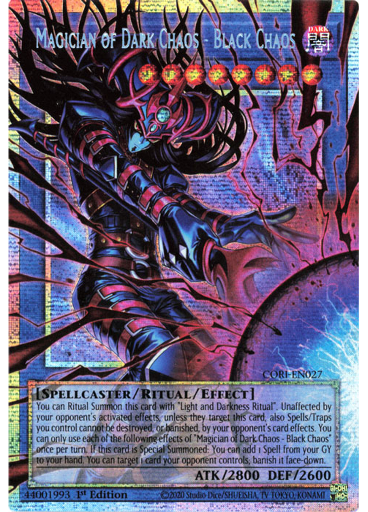 Magician of Dark Chaos - Black Chaos (Starlight Rare 1st Edition)