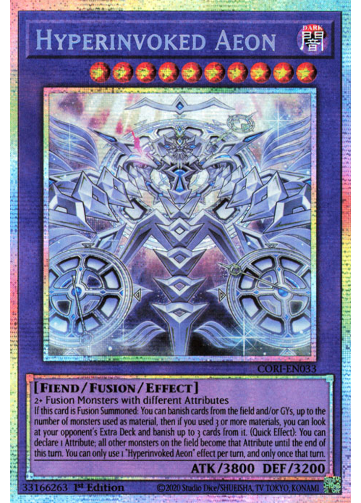 Hyperinvoked Aeon (Starlight Rare 1st Edition)