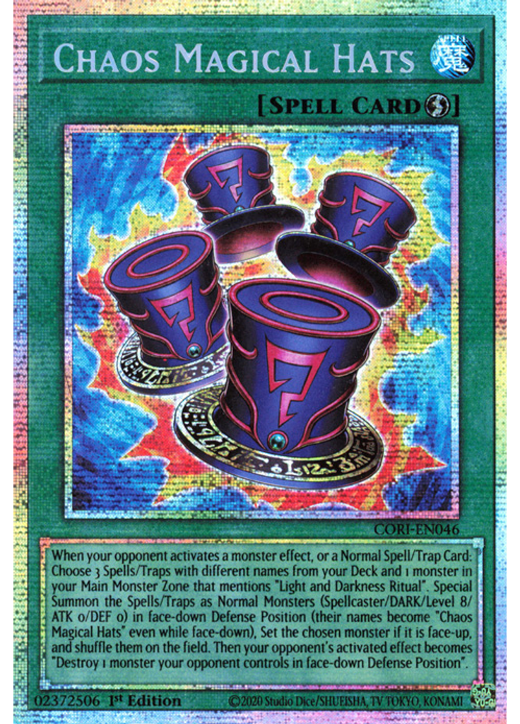 Chaos Magical Hats (Starlight Rare 1st Edition)