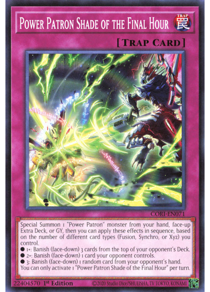 Power Patron Shade of the Final Hour