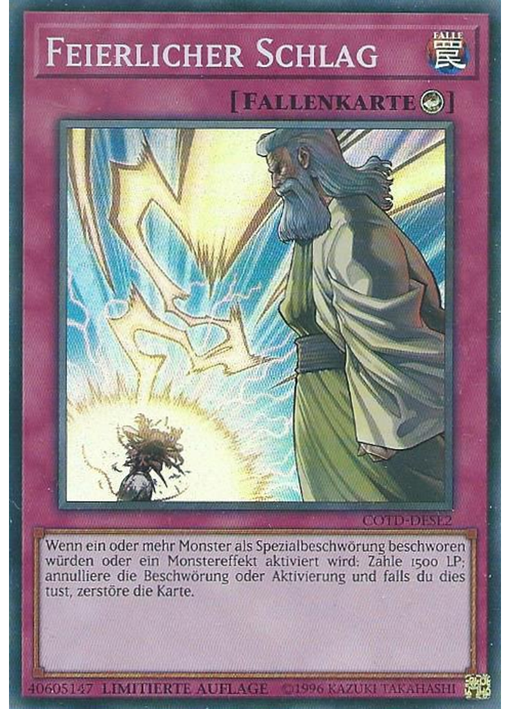 Feierlicher Schlag
