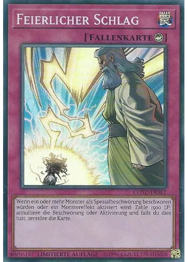 Feierlicher Schlag