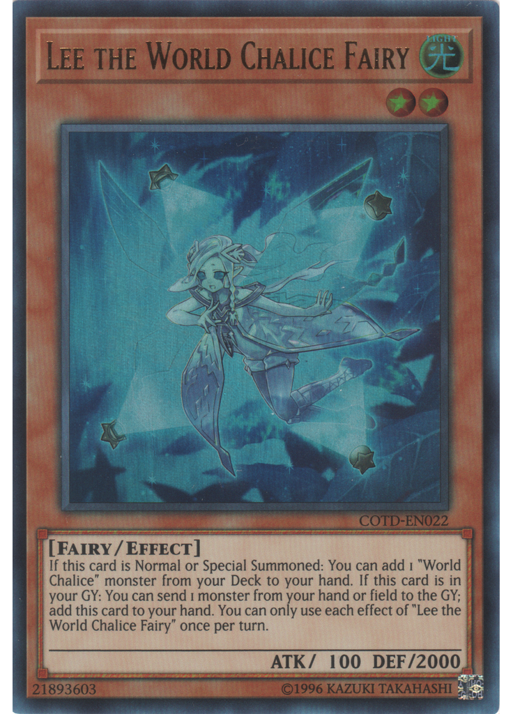 Lee the World Chalice Fairy (Ultra Rare Unlimited)