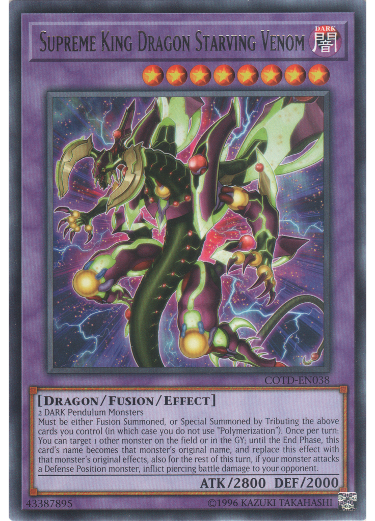 Supreme King Dragon Starving Venom (Rare Unlimited)