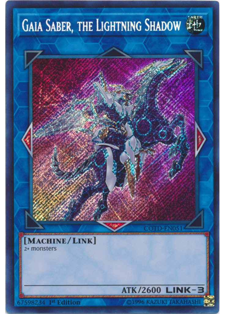 Gaia Saber, the Lightning Shadow