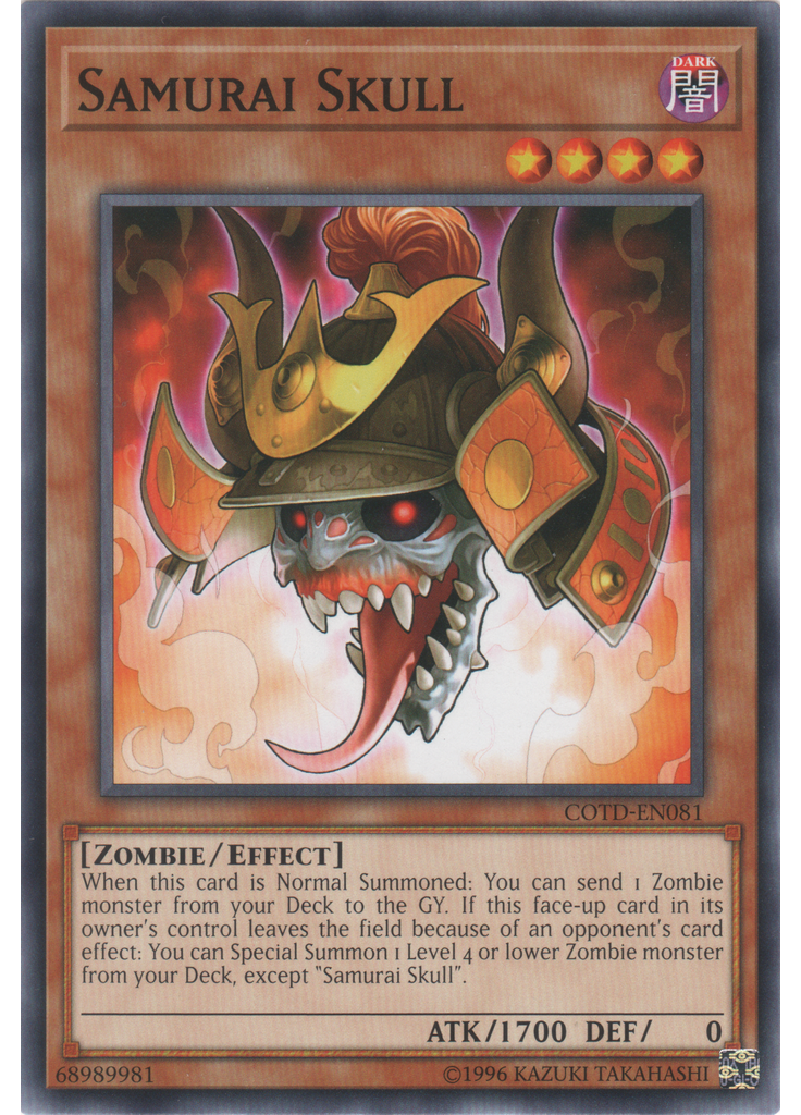 Samurai Skull (Common Unlimited)