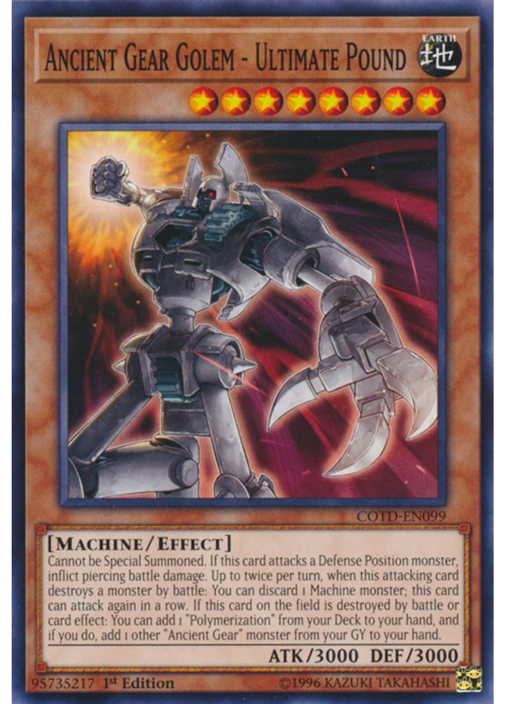 Ancient Gear Golem - Ultimate Pound