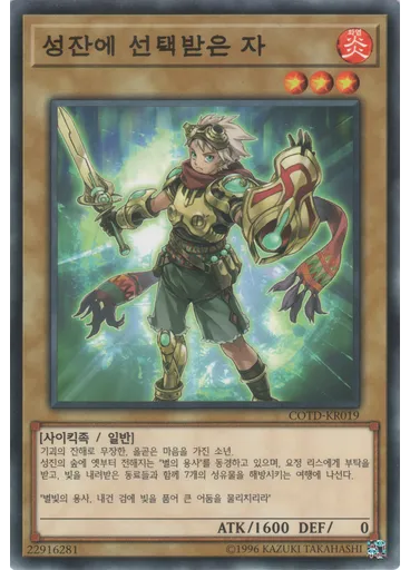 성잔에 선택받은 자