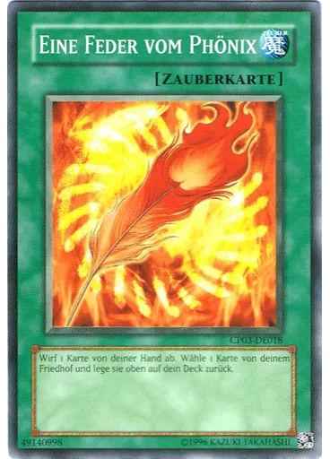 Eine Feder vom Phönix