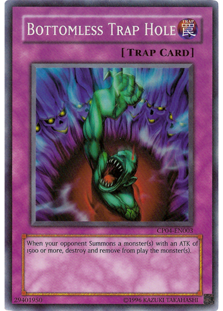 Bottomless Trap Hole