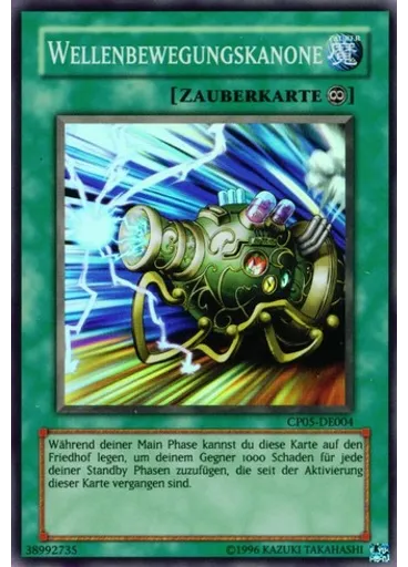 Wellenbewegungskanone