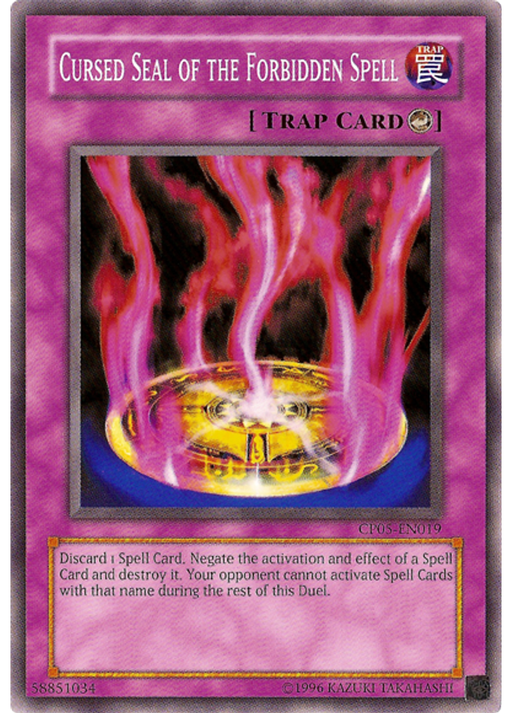 Cursed Seal of the Forbidden Spell