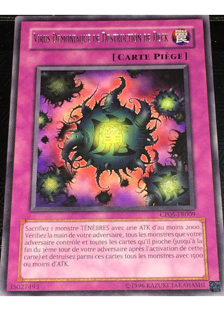 Virus Démoniaque de Destruction de Deck